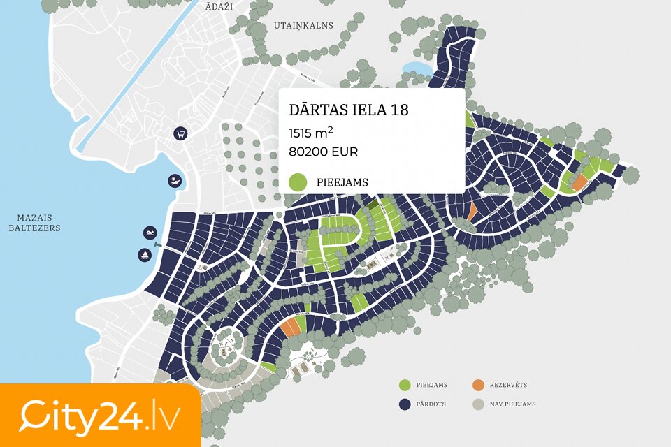 Dārtas iela, 18, Baltezers, Garkalnes pag., Ropažu nov.