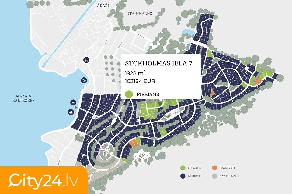 Stokholmas iela, 7, Baltezers, Garkalnes pag., Ropažu nov.
