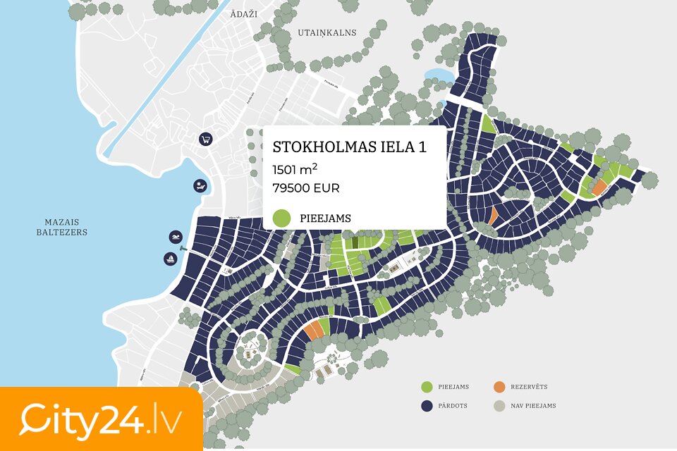 Stokholmas iela, 1, Baltezers, Garkalnes pag., Ropažu nov.