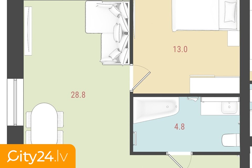 Buru iela, 17A, -14, Torņakalns, Rīga