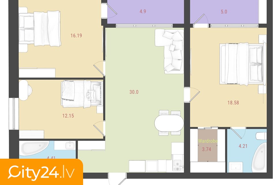Buru iela, 17A, -9, Torņakalns, Rīga